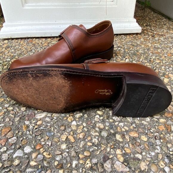 Vintage Florsheim imperial monk strap oxfords 8.5C - Picture 7 of 7